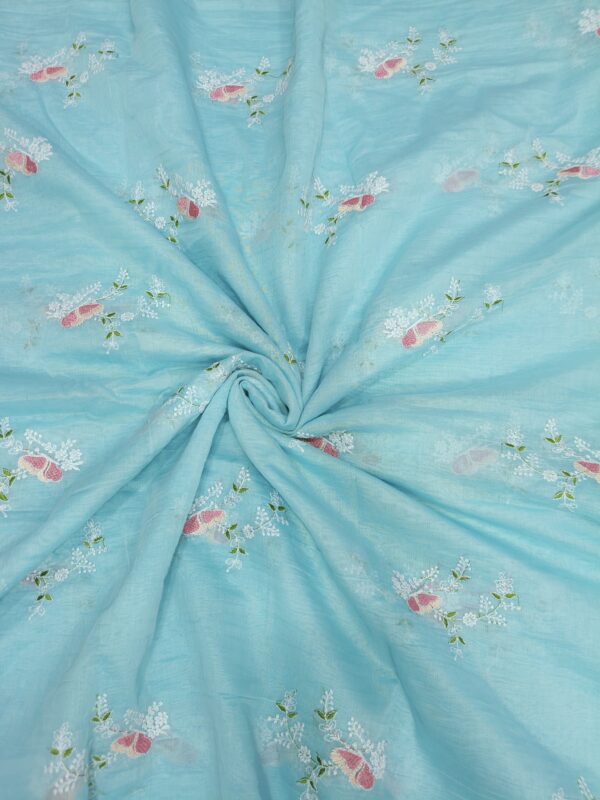 Mul Chanderi Embroidery Work