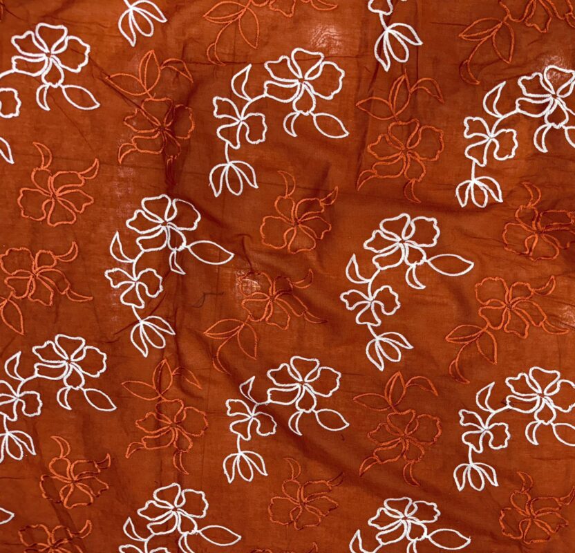 Mul Chanderi Embroidery Work