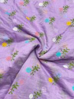 Mul Chanderi Embroidery Work