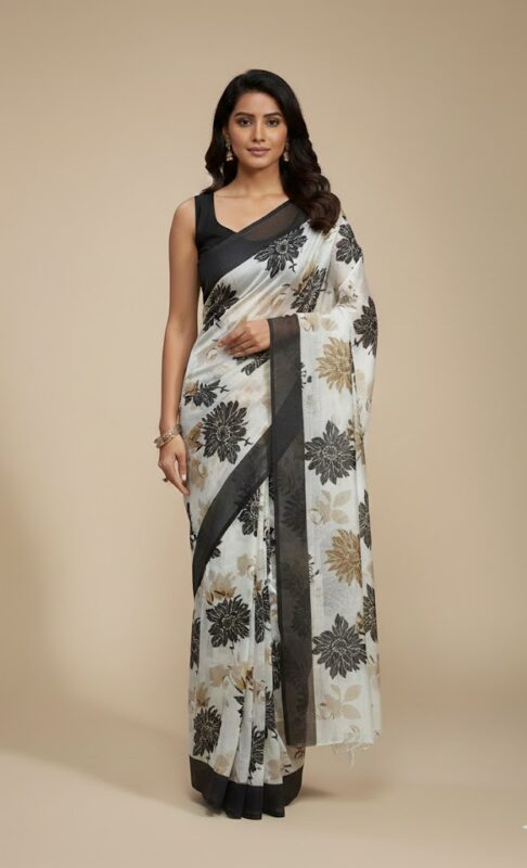 Muslin Silk Print Work